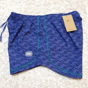 Womens Blue Nike Athletic Shorts